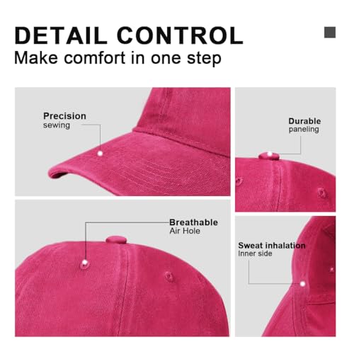 24Pack Baseball Cap Blank Trucker Hats Bulk Wholesale Hats Adjustable Plain for Men Women - color: Red
