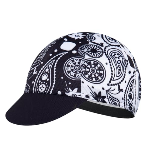 Cycling Cap for Man and Woman Cycling Hat Under Helmet-Polyester Breathable Sweat Absorbent - color: Flo-29