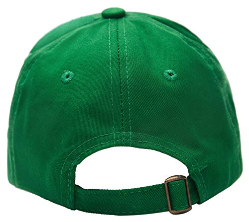 Edoneery Kids Baseball Hat, Adjustable Cotton Cap - color: Green, style: 3-8 Years