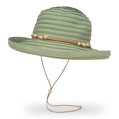Sunday Afternoons Vineyard Hat UPF 50+ Wide Brim Sun Hat for Women - color: Desert Sage, size: Medium