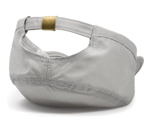 Cadet Army Cap Unisex Military Hat Adjustable Flat Top Cap Baseball Cap - color: Light Grey
