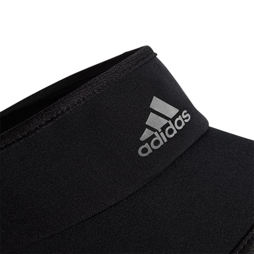 adidas Men's Superlite Visor - color: Black/Silver Reflective/2