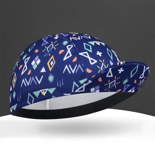 Cycling Cap with Sun Visor, Lightweight Polyester Bike Hat for Men & Women - color: Ck24