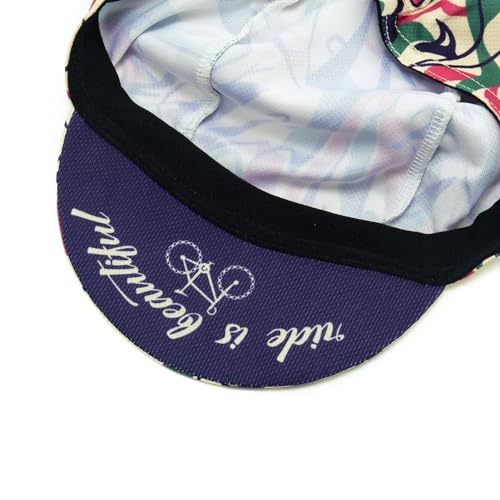 Cycling Cap for Man and Woman Cycling Hat Under Helmet-Polyester Breathable Sweat Absorbent - color: Flo-24