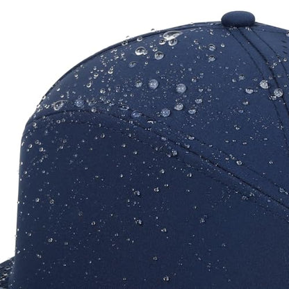 Quick Dry Baseball Cap Flat Brim Snapback Golf Hat for Men Women - color: Black+white+navy+darkgrey
