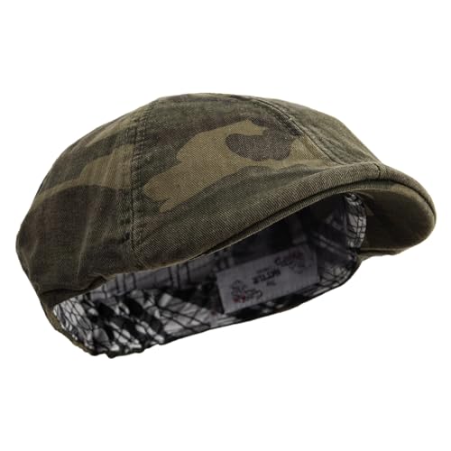 e4Hats.com Washed Camo Ivy Cap with Elastic Band