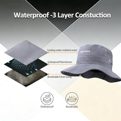 Wide-Brimmed Sun Hat,Fishing Hat,for Beach Fishing, Hiking,Camping,with Cooling Silk Mask to Block Mosquitoes(Hat + Mask) - color: Black