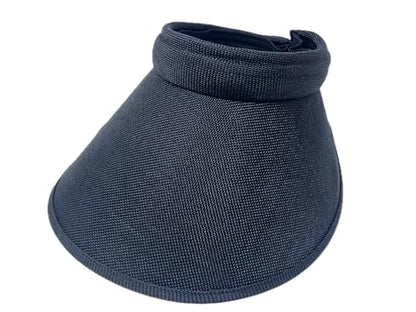 PRO.FASHION Women's Summer Sun Visor with Ear Coverage, 10" Wide Brim, Clip on Beach Hat Golf Cap,Wide Headband, Light Weight