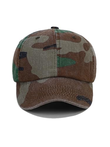 Unisex Military Army Hat Men Women Baseball Cap Flat Top Cap Adjustable Camo Cadet Cap - color: Green