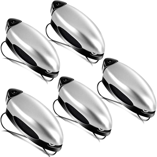 Frienda 5 Pcs Car Sun Visor Clip Sunglasses Holder,Silver - color: Silver