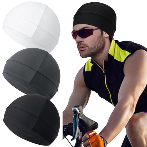 Qearl Cooling Skull Caps Helmet Liner Cycling Caps for Men Women - color: Multicolor