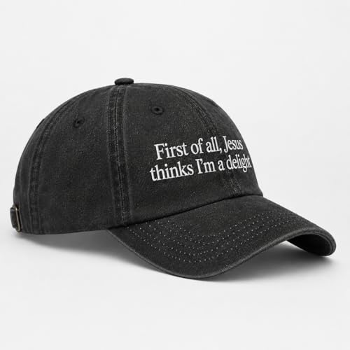 Man of God Husband Dad Embroidered Hat Camping Caps for Women - color: Faiths Can Move Mountains 13