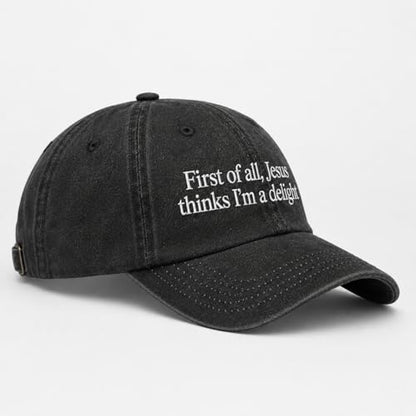 Man of God Husband Dad Embroidered Hat Camping Caps for Women - color: Faiths Can Move Mountains 13