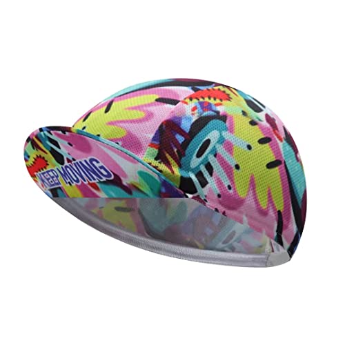 Funny Cycling Cap - Polyester Cartoon Cycling Hat-Under Helmet - Cycling Helmet Liner Breathable&Sweat Uptake - color: Lll