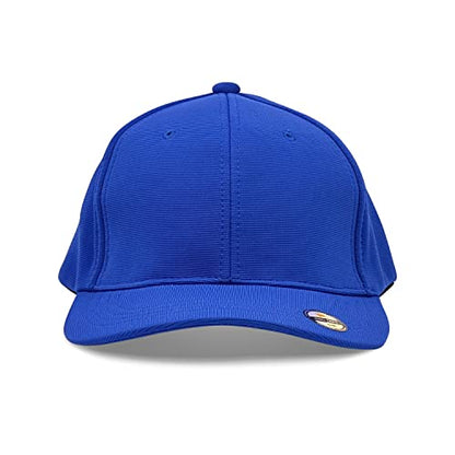 [2 Pack] Hybrid Stretch-Fitted Trucker Cap, Baseball Cap with Air Mesh - color: 2pk Blue, size: Large-X-Large