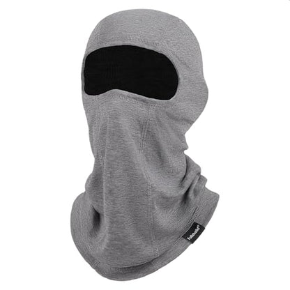Summer Cooling Balaclava UPF 50+ Full Face Cover Lightweight for Men Women - color: Grey