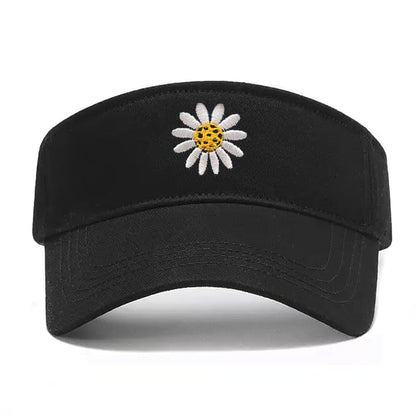 Embroidered Pickleball Visor Men Women,Gifts for Pickleball Lovers - color: Black, style: Pickleball Flower