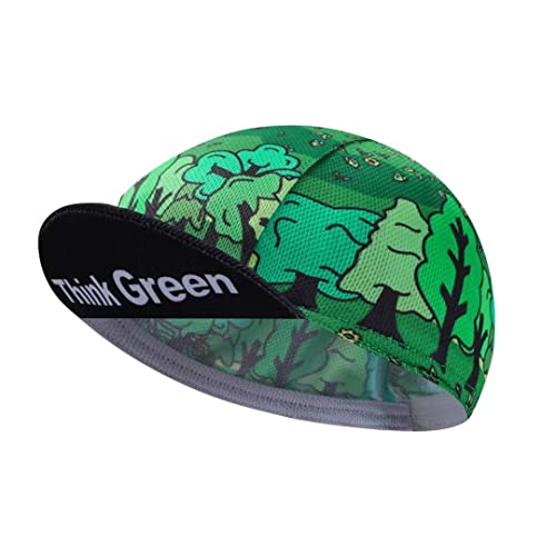 Funny Cycling Cap - Polyester Cycling Hat-Under Helmet - Cycling Helmet Liner Breathable&Sweat Uptake - color: G26