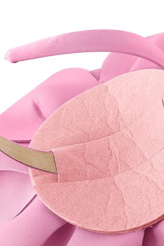 BABEYOND Fascinators Hats for Women Layered Flower Tea Party Derby Hats - color: Pink