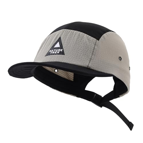 Summer Short Brim Baseball Cap 5 Panel Hats for Men Quick Dry Snapback Caps Hip Hop Cadet Caps Sun Hat Umpire Hats - color: Mg-dym2602-black