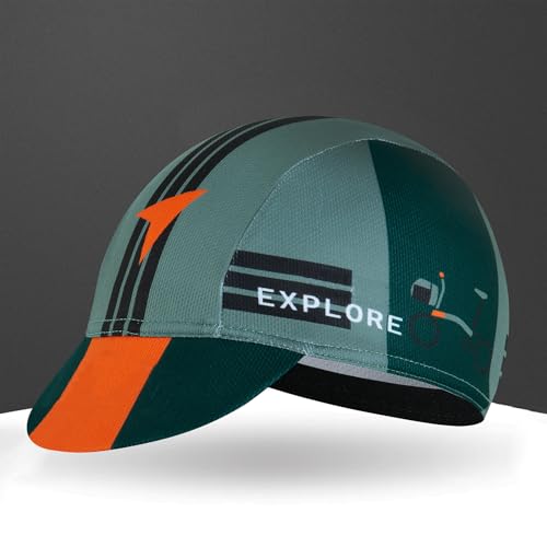 Cycling Cap for Man and Woman Cycling Hat Under Helmet-Polyester Breathable Sweat Absorbent - color: Bplan-21