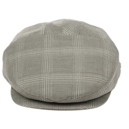 Men’s Cotton Flat Ivy Cap Lightweight Breathable Driving Hat Classic Golf Cabbie Newsboy Style Cap - color: Gray-iv4129, size: Small-Medium