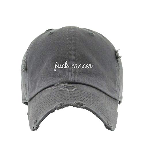 Send Dog Pics Vintage Baseball Cap Embroidered Cotton Adjustable Distressed Dad Hat - color: Dark Grey