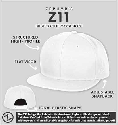 ZHATS NCAA Unisex-Adult NCAA Officially Licensed Snapback Hat Flat Brim Z11