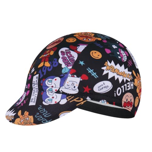 Cycling Cap for Man and Woman Cycling Hat Under Helmet-Polyester Breathable Sweat Absorbent - color: Qin20