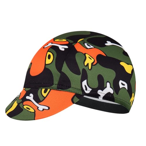 Cycling Cap for Man and Woman Cycling Hat Under Helmet-Polyester Breathable Sweat Absorbent - color: Go-15