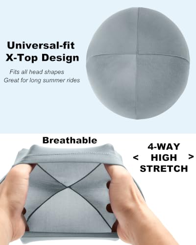 Cooling Skull Cap Cycling Motorcycle Hard Hat Helmet Liner Men - color: 4pcs (White+light Gray+dark Gray+black)
