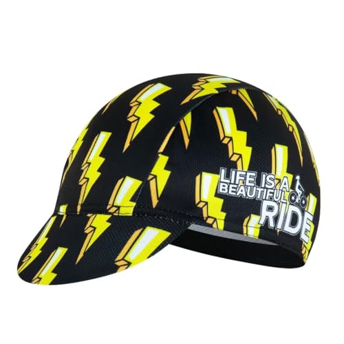 Cycling Cap for Man and Woman Cycling Hat Under Helmet-Polyester Breathable Sweat Absorbent - color: Bplan-7