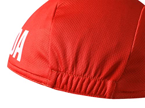 Canadian Flag Cycling Cap - Polyester Cycling Hat-Under Helmet - Cycling Helmet Liner Breathable&Sweat Uptake - color: Funny 8