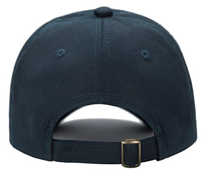 Edoneery Kids Baseball Hat, Adjustable Cotton Cap - color: Navy, style: 3-8 Years