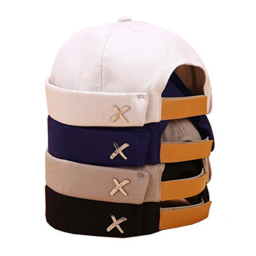 Men Women Cotton Docker Cap - color: X-4color