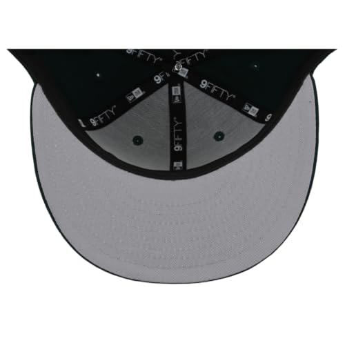 New Era Blank Custom 59FIFTY Fitted Flat Bill Cap - color: Dark Green, size: One Size