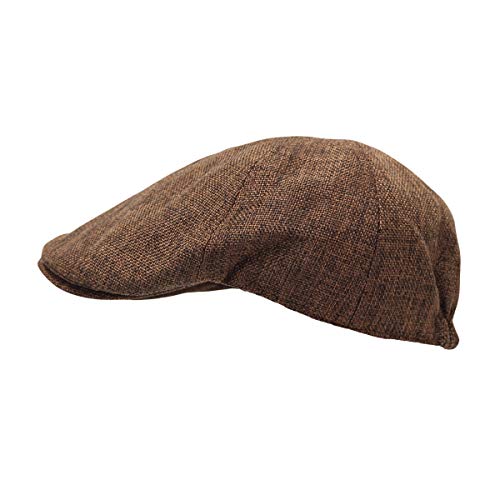 WITHMOONS Ivy Cap Summer Mesh Newsboy Irish Gatsby Golf Hats TZ30047 - color: Brown, size: One Size