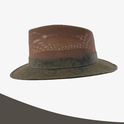 Henschel Hats Original Aussie Breezer Sun Hat for Summer Outdoor Use - color: Distressed Gold, size: Medium