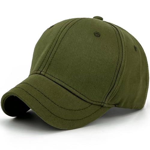 Loneshark Short Brim Baseball Hat for Running Small Bill Umpire Cap - color: Green