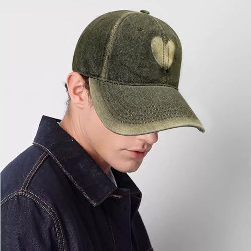 Baseball Cap for Women Men Classic Strapback Hats Adjustable Sun Hat - color: Army Green