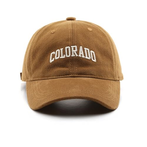 Colorado Hat Unisex Solid Color Baseball Cap Sun Hat for Men and Women - color: Grey