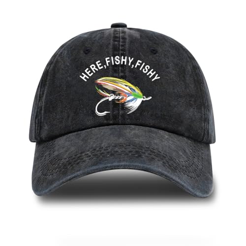 Fishing Adjustable Cotton Baseball Cap, Funny Trucker Hat Gift for Men Women Grandpa Dad Fishing Lover Fisherman - color: G