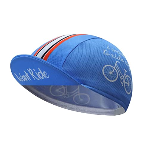 Man's Cycling Cap - Polyester Road Cycling Hat-Under Helmet - Cycling Helmet Liner Breathable&Sweat Uptake - color: Cce