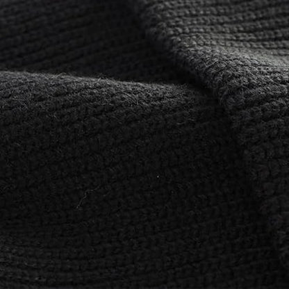 JILANI HANDICRAFT Trawler Beanie Winter Fisherman Beanie for Men Knit Cuff Unisex Skullcap (Acrylic, Black)