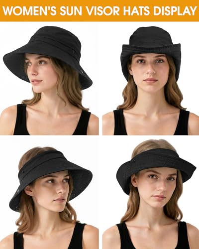 Sun Bucket Hats for Women UV Protection, Summer Beach Hat