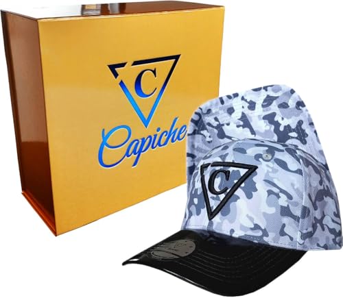 Capiche [99+ Variations] Special Series Snapback Cap - One Size Unisex Men - color: [Camo] Grey Camo Cu