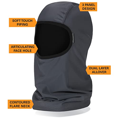 BLACKSTRAP Sock Hood Balaclava Face Mask, Dual Layer Cold Weather Headwear for Men and Women - color: Maroon
