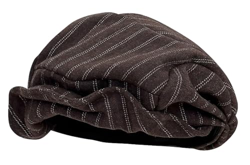 Pocadri Slouchy Pleated Newsboy Hats for Women Men Spring/Fall Retro Beret Hat Visor Lightweight Cabbie Cap - color: D-grey