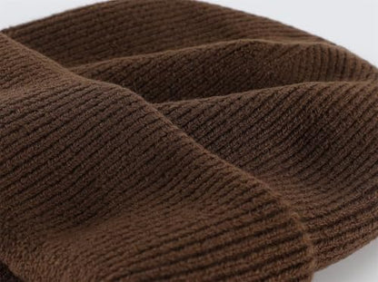 Connectyle Thick Cuffed Beanie for Men & Women Double Layer Knit Winter Hat Acrylic Watch Hat Warm Stocking Skull Cap - color: Coffee