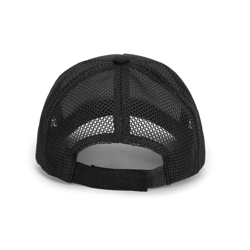 Edoneery Kids Baseball Hat, Adjustable Cotton Cap - color: Mesh-black, style: 3-8 Years